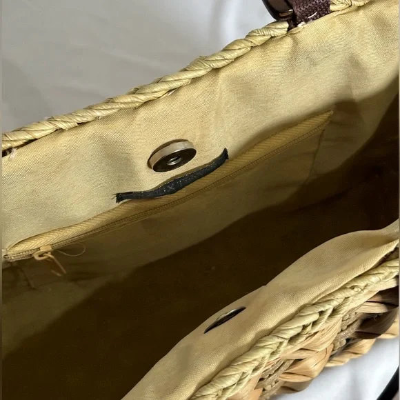 Straw Beach Bag - Picture 2 of 2